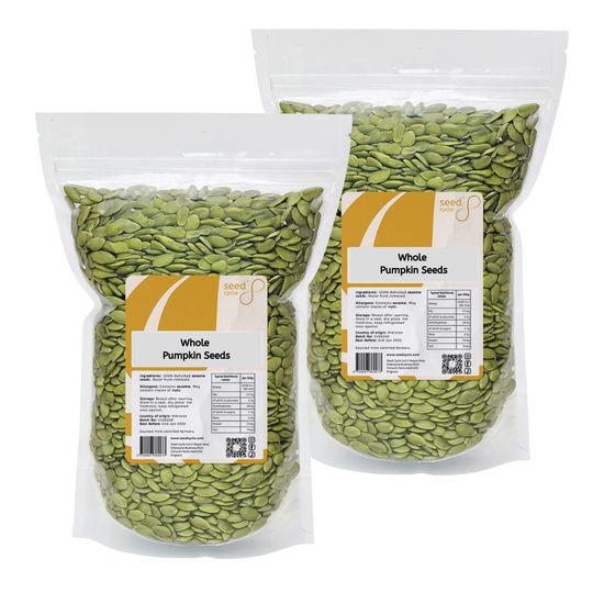 Whole Pumpkin Seeds (Seed Cycling Phase 1)