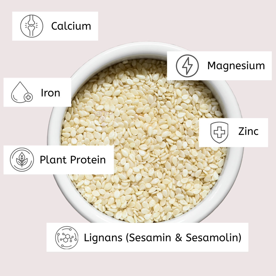Whole Sesame Seeds Hulled (Seed Cycling Phase 2)
